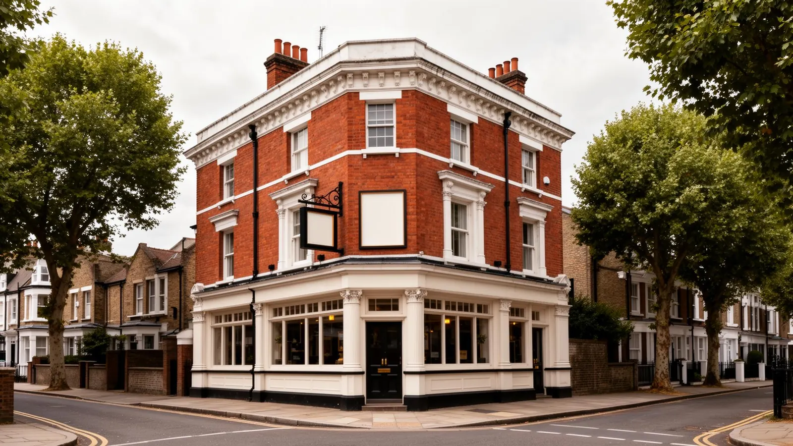 Classic Victorian corner pub at the historic Lee Green junction in South East London
